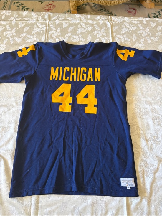 Medalist Industries Other - University of Michigan Adult M Blue & Yellow Football Jersey - #44